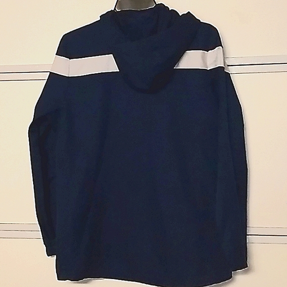 Adidas men's hooded jacket, navy medium - Picture 2 of 13